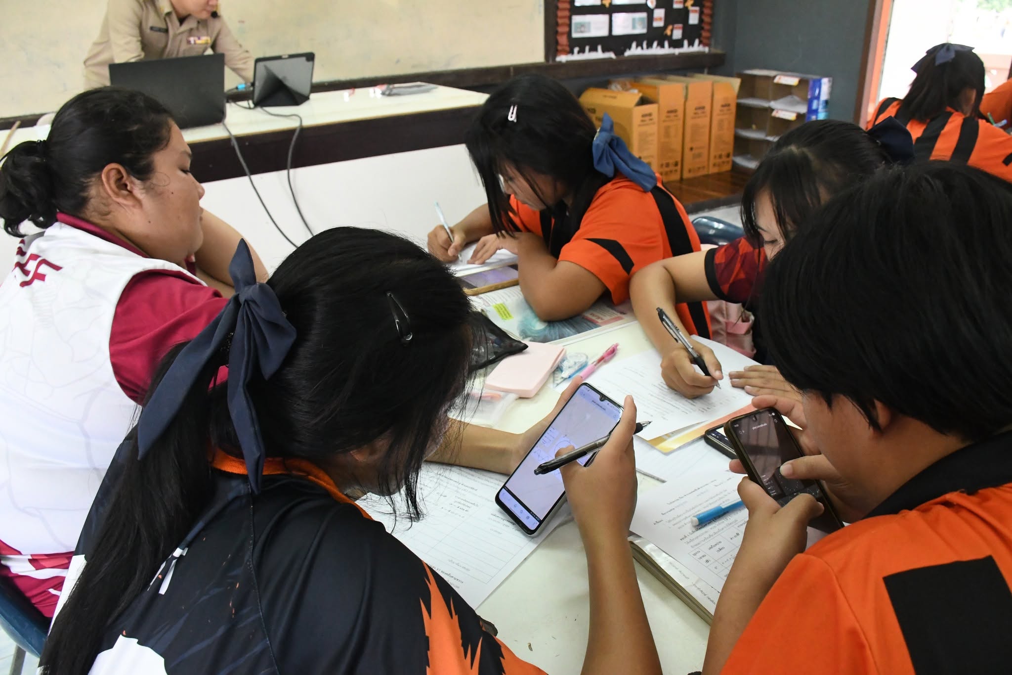 บรรยากาศการเรียน 6
